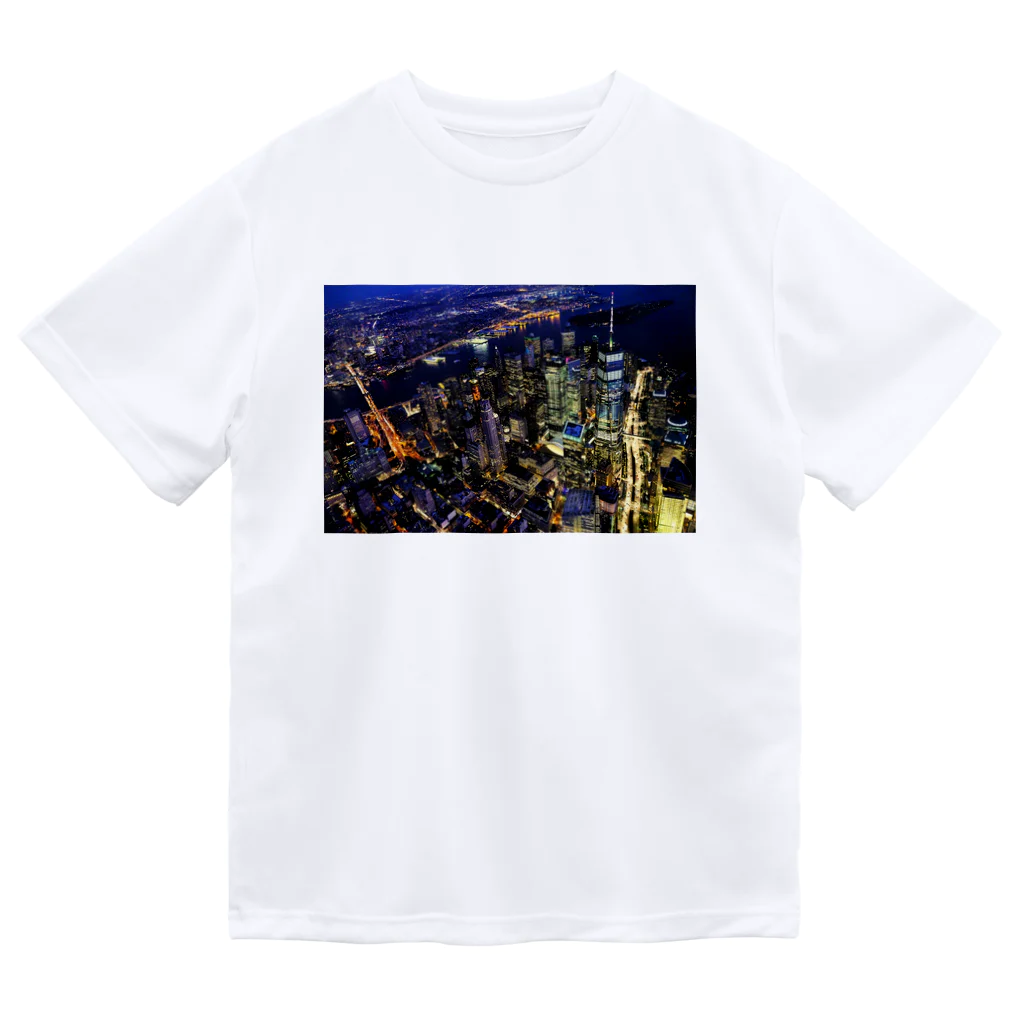 とある高校生が作ったグッズのニューヨーク市街地 Dry T-Shirt
