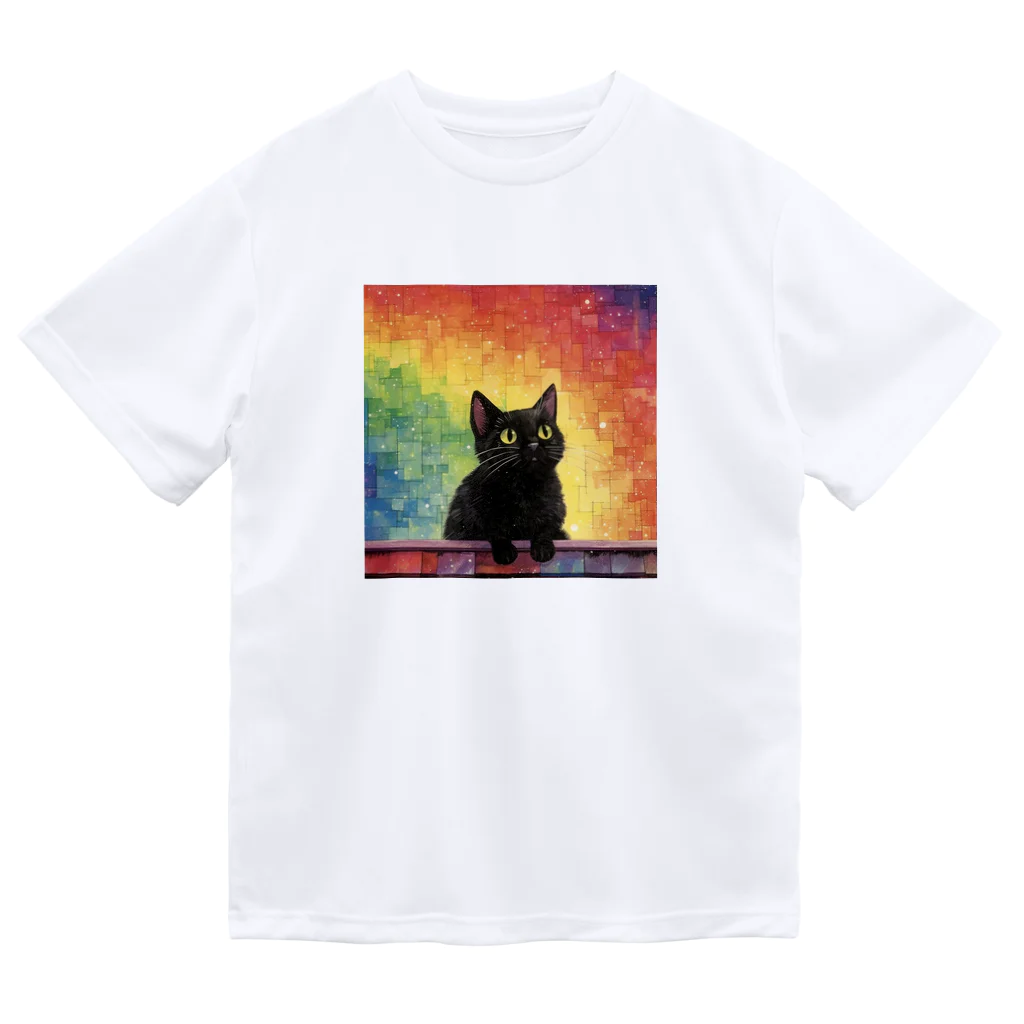 NiNA Plazaの黒猫ビビ Dry T-Shirt