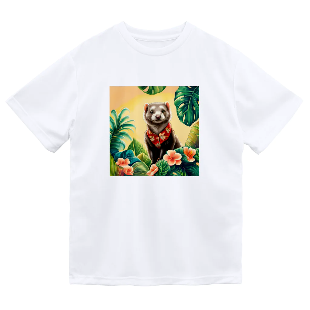 Ferret Martのアロハフェレット ドライTシャツ