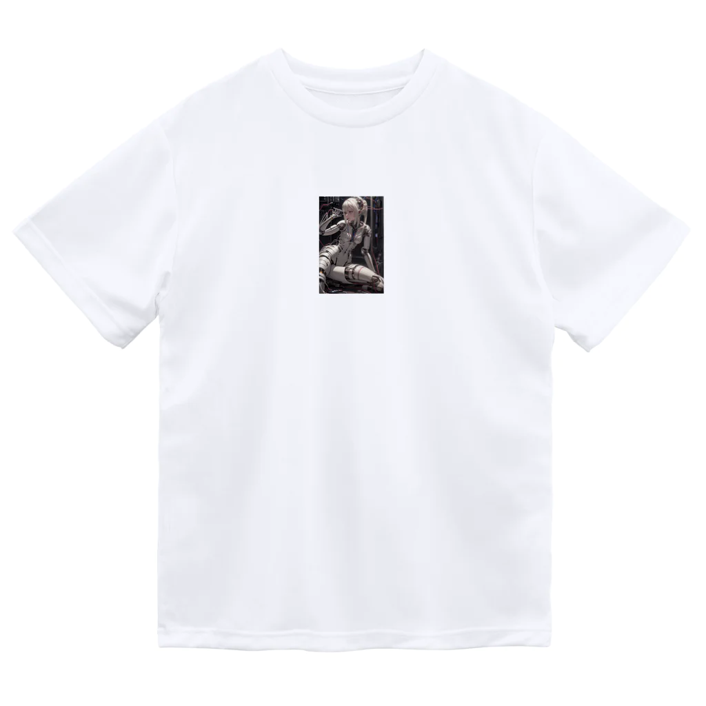 メカニカルシンセゾンビオンラインのメカニカルシンセゾンビガールのイラストのグッズ　#3 Dry T-Shirt