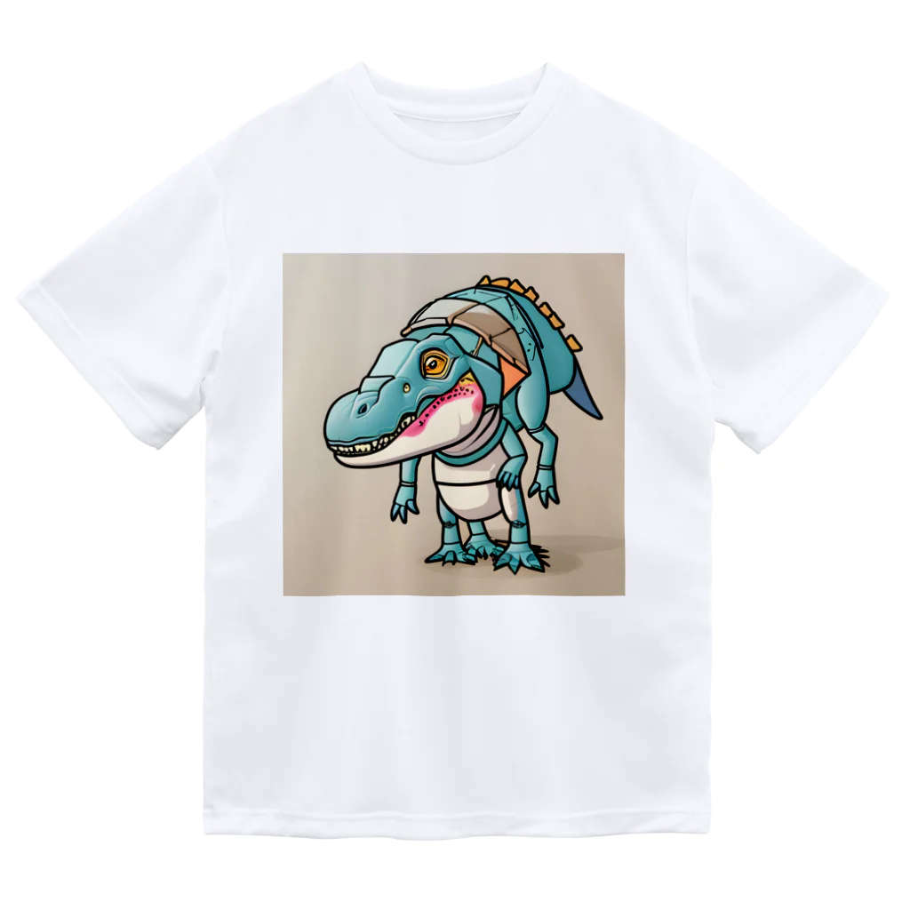 ゆるっと個性のT-Rexアリゲーター ドライTシャツ