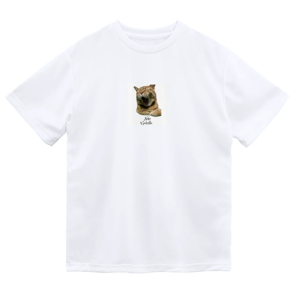 kikaku の猫ごじら Dry T-Shirt