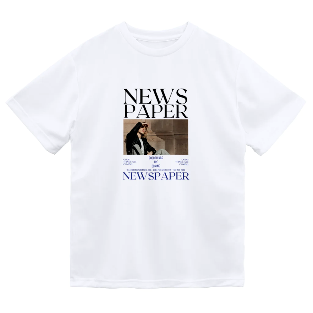 show.のNEWS PAPER ドライTシャツ