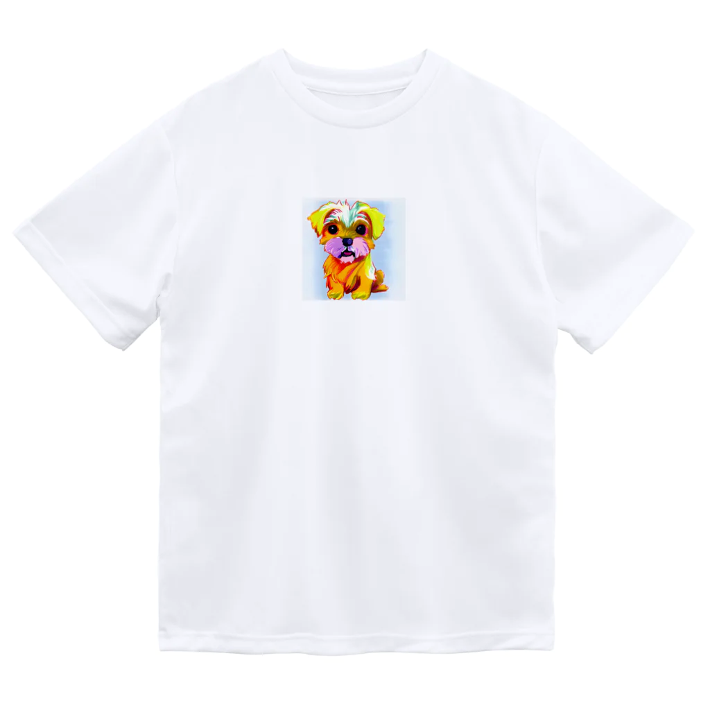 dogcatanimalの可愛いマルチーズグッズ Dry T-Shirt