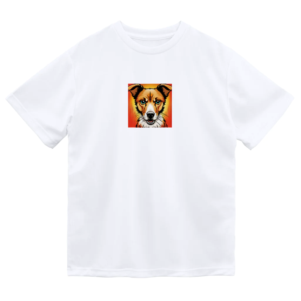 KURISANの可愛い犬です。 ドライTシャツ