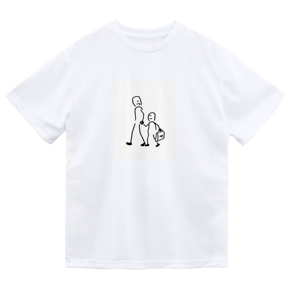 kopapaの親子手つなぎデートくん Dry T-Shirt