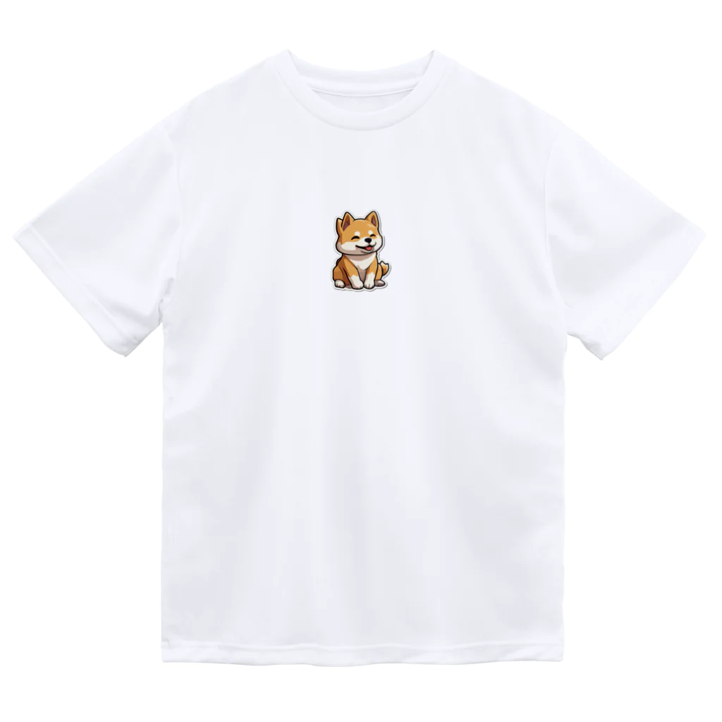 柴まるの保護者の子ども好きの柴まるくん ドライTシャツ