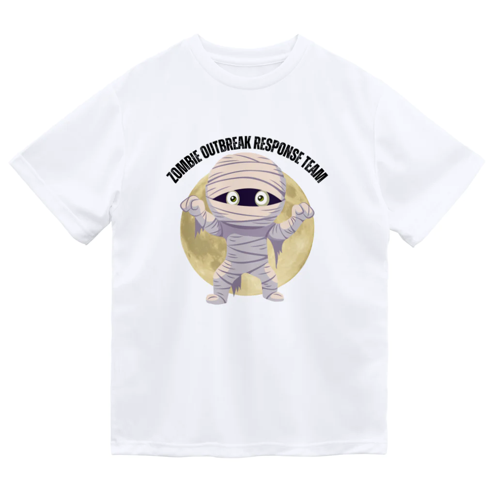 aidhiのハロウィン　かわいいミイラデザインス Dry T-Shirt