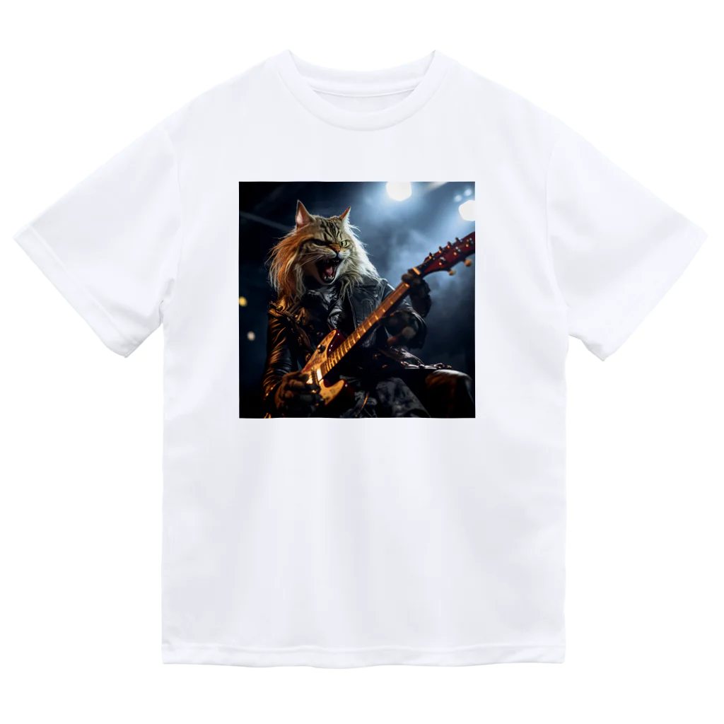 Gavi'sのRockなCat ギターバージョン3 Dry T-Shirt