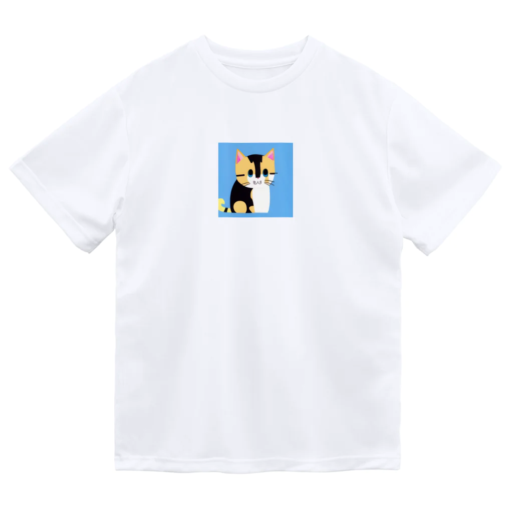 Saltblastの三毛猫のミケ子 Dry T-Shirt