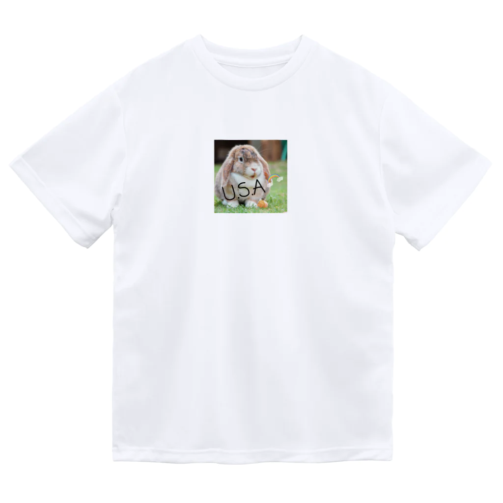 HANIのウサギデザイン Dry T-Shirt