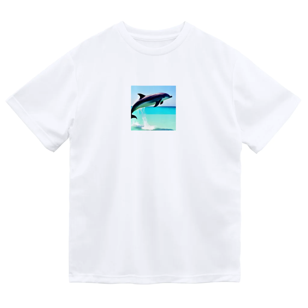 slowlife365のドルフィン Dry T-Shirt