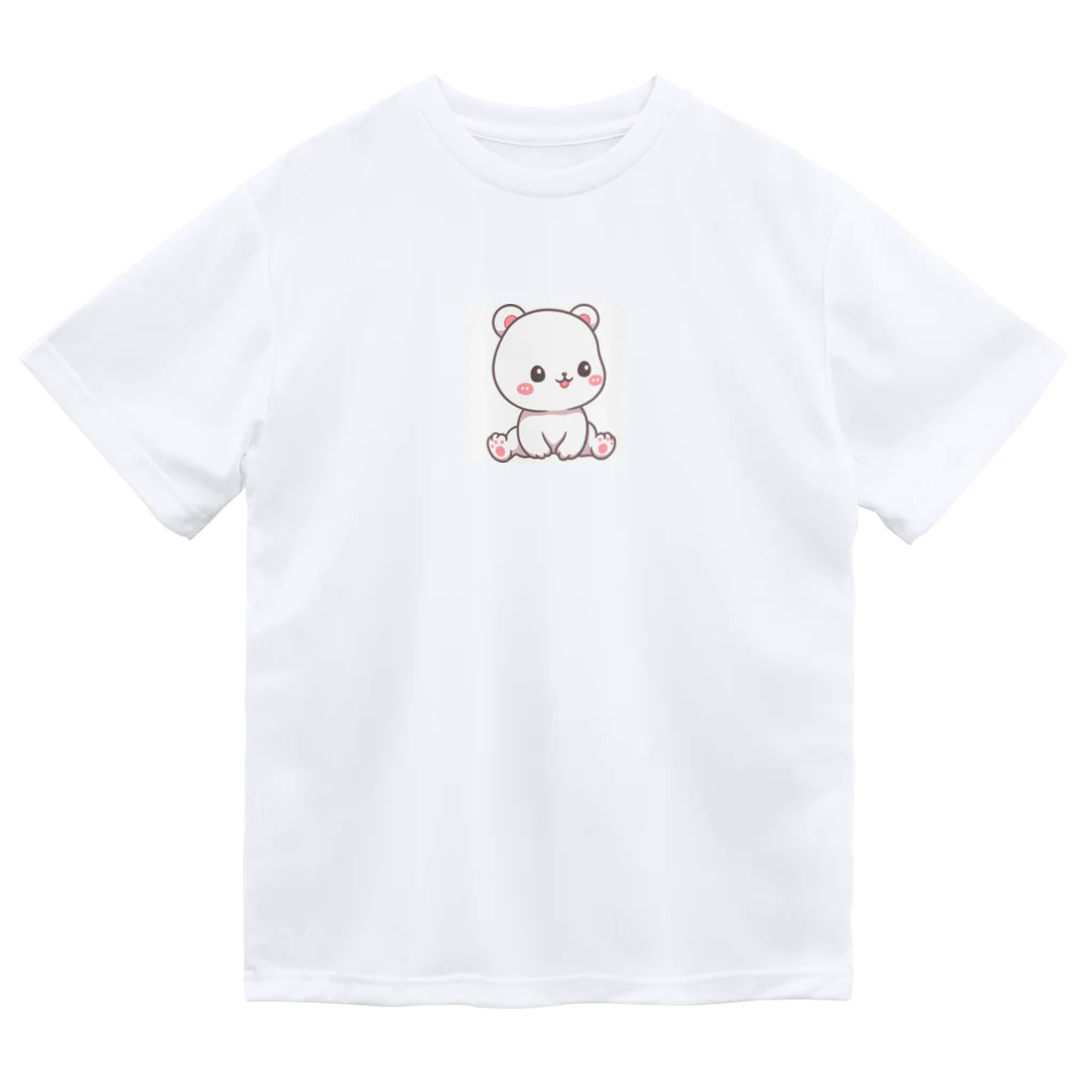 キイロチャンのかわいいくま Dry T-Shirt