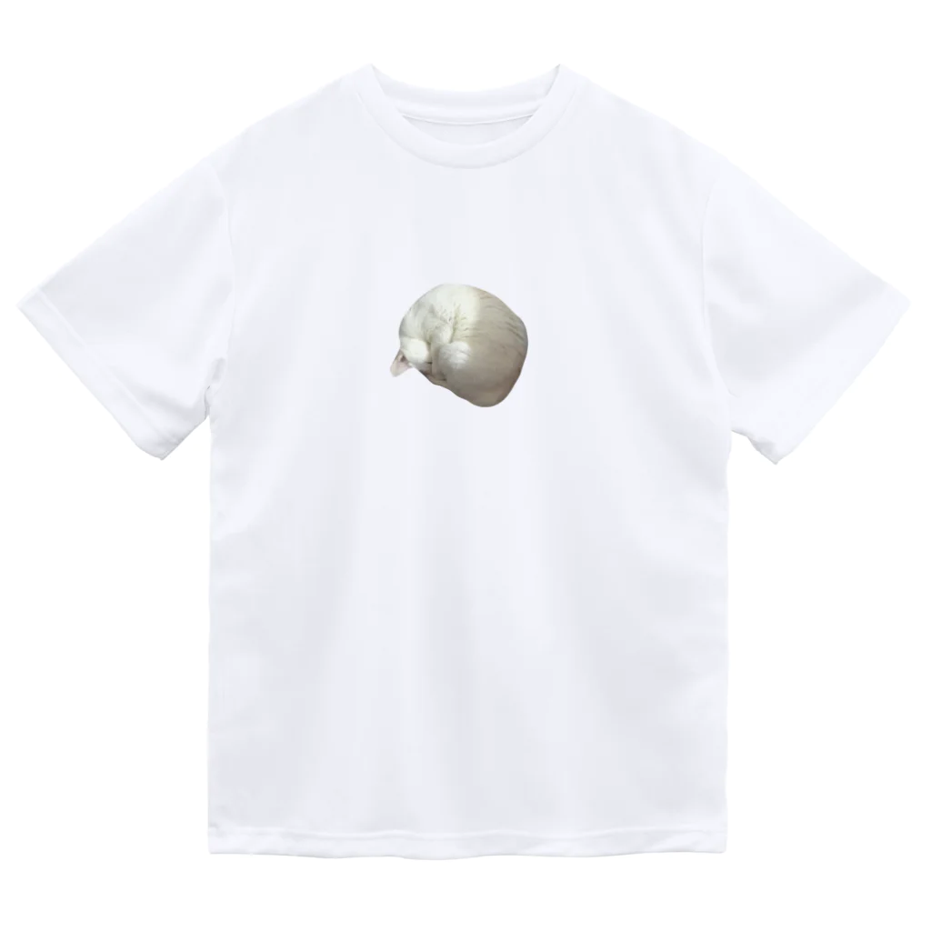 mimarnの白猫みぃちゃんのニャンモナイトTシャツ Dry T-Shirt