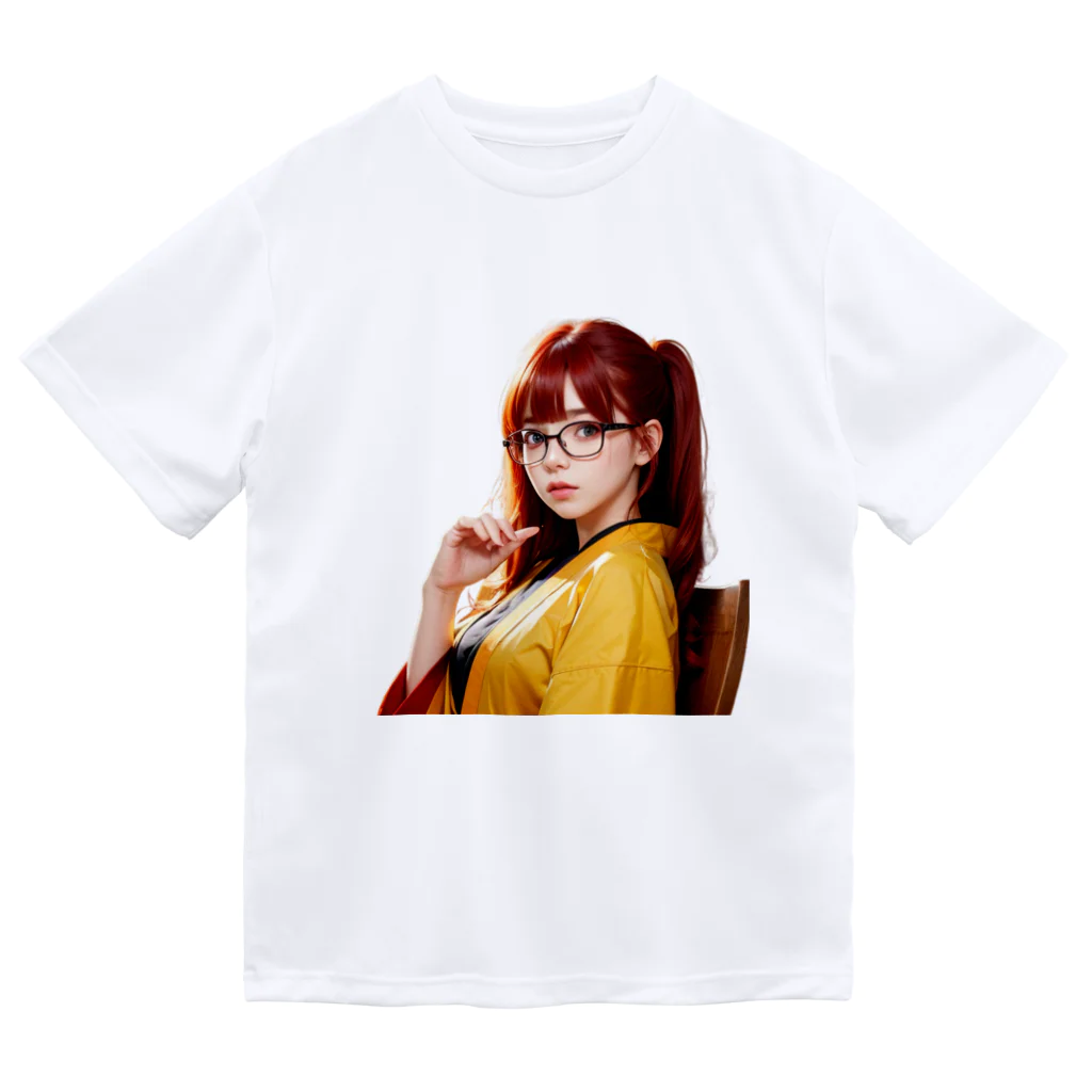 AIデザイングッズ販売　Akiba-treasure（アキバトレジャー）の大正ロマンス　日菜子さん Dry T-Shirt