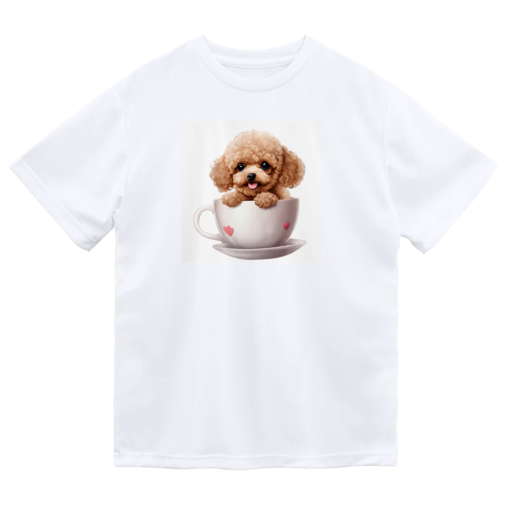 Tiny Cute Crittersのちっちゃいプードル ドライTシャツ