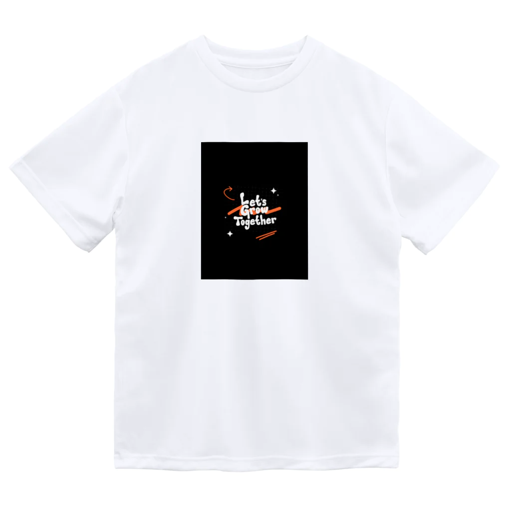 yusaki55maikingのアブストラクトタイポグラフィ Tシャツ ドライTシャツ