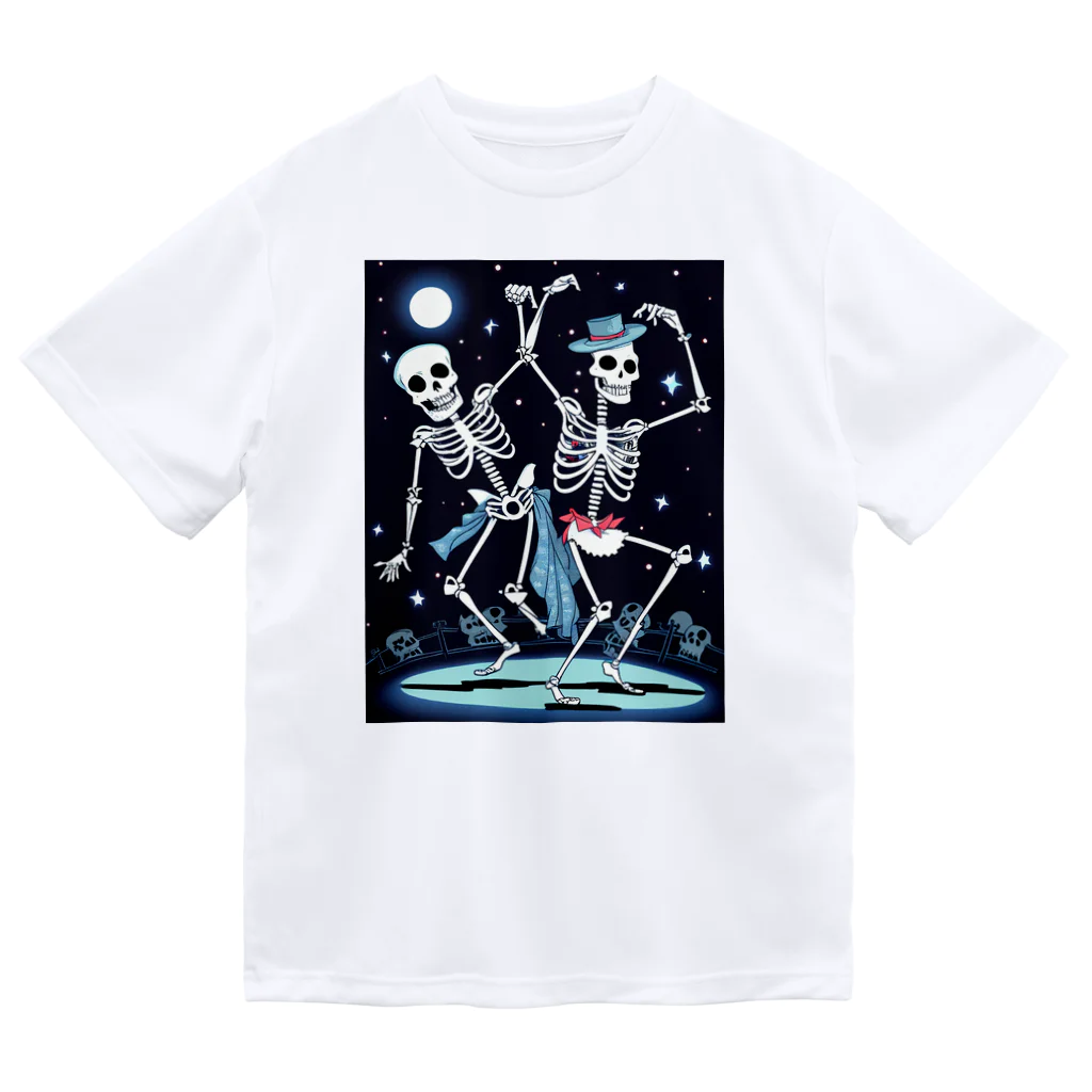 seasun011のハロウィンスケルトンダンス03 Dry T-Shirt