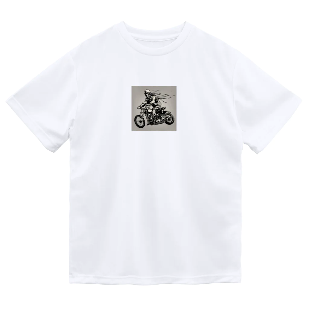 oi_0806のバイクチョッパー走ってる姿渋い ドライTシャツ