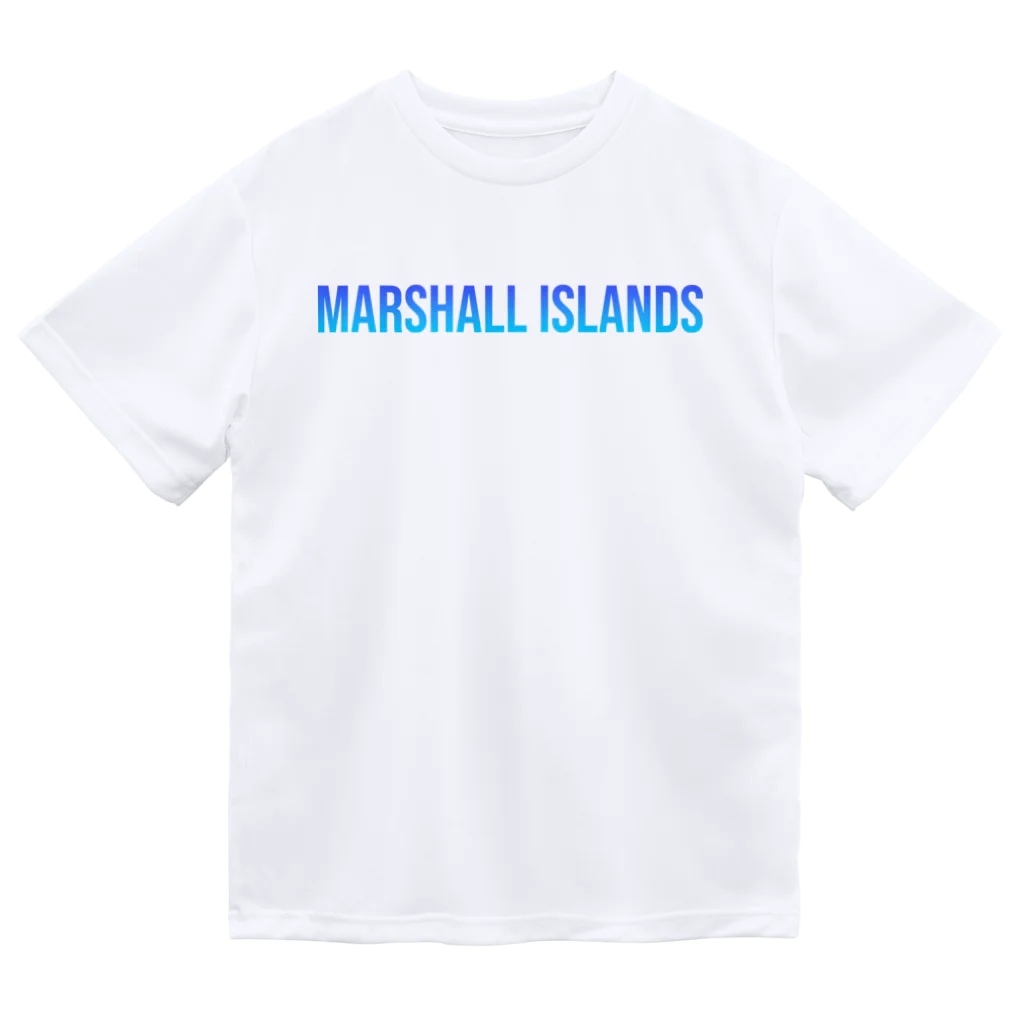 ON NOtEのマーシャル諸島 ロゴブルー ドライTシャツ