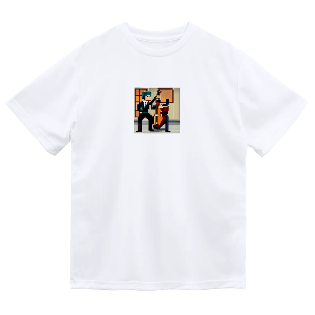 nomad4491のドット絵のダブルベース Dry T-Shirt