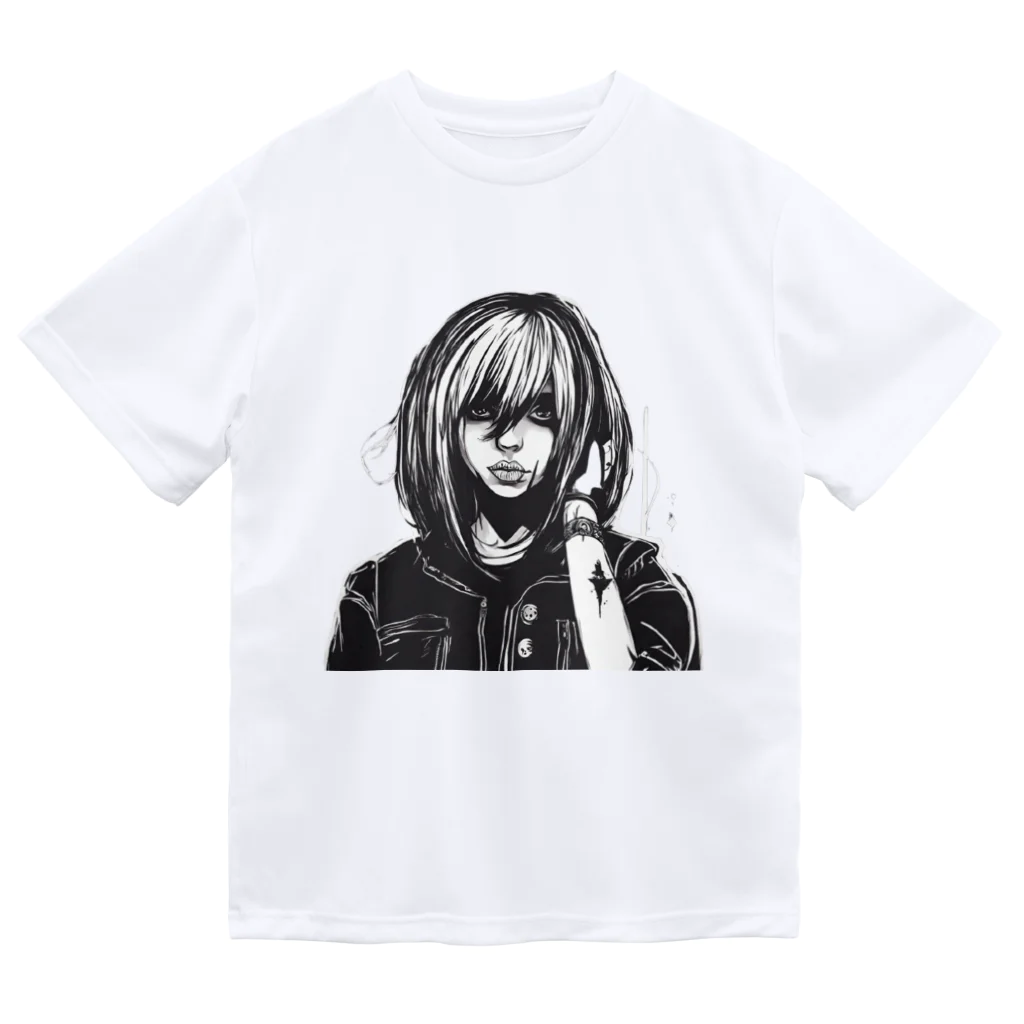 すまいるのロックな女の子 ドライTシャツ