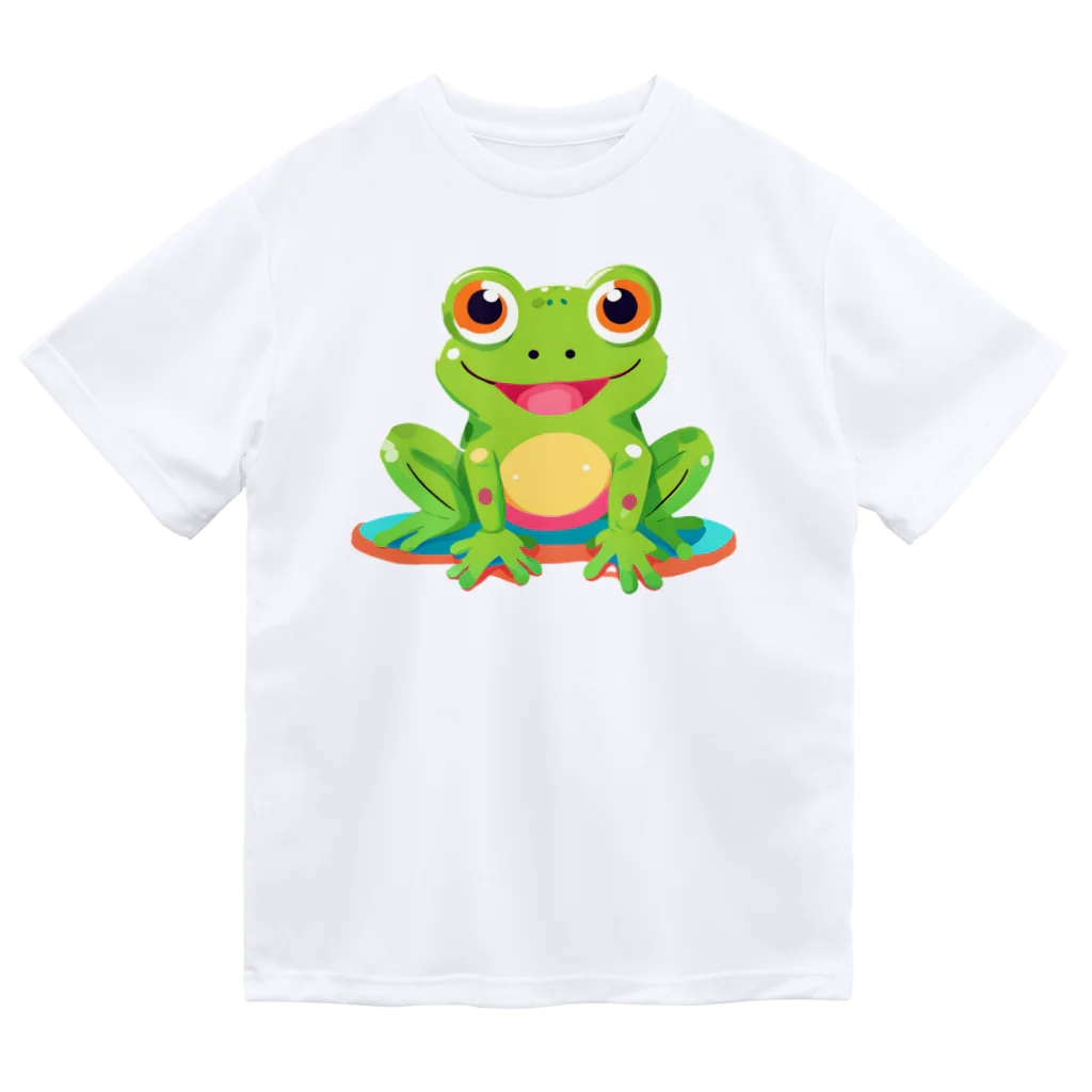 Tiny Cute Crittersのかわいいカエル Dry T-Shirt