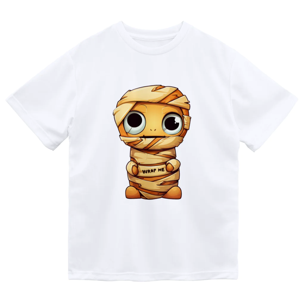 NeoNestのWrapped Wonders Halloween Collection: Mummy #05 ドライTシャツ