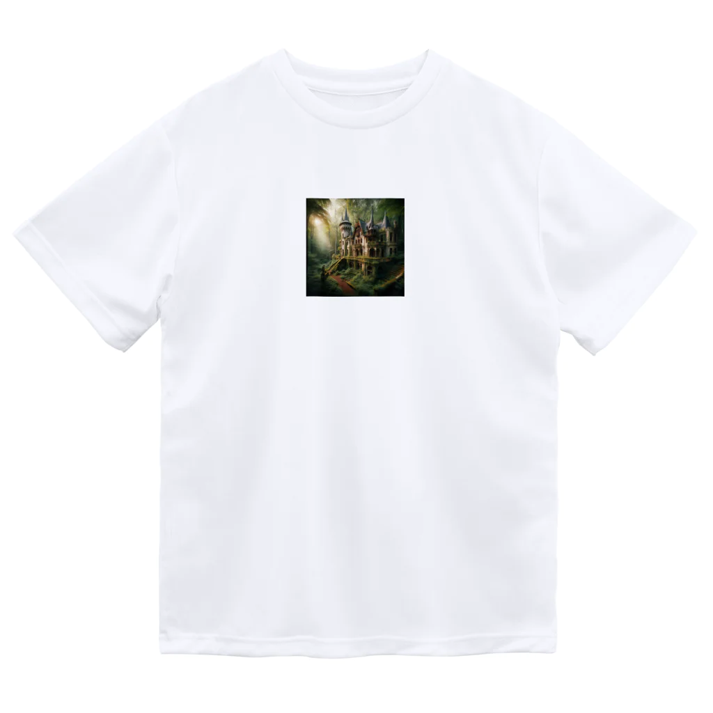 ワンダーワールド・ワンストップの森の中にある豪華な中世の廃屋⑤ Dry T-Shirt