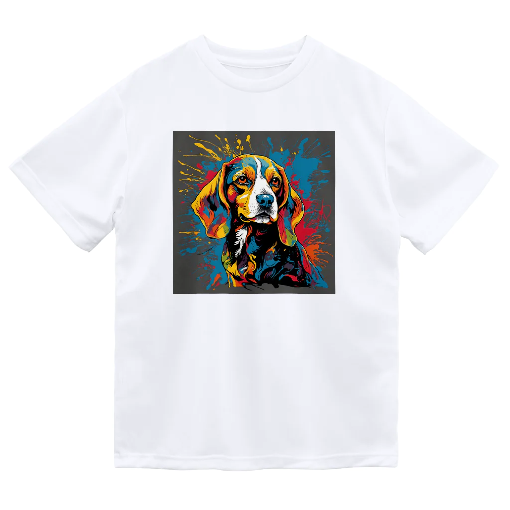 LEONのビビッドカラー・ビーグル（beagle） ドライTシャツ