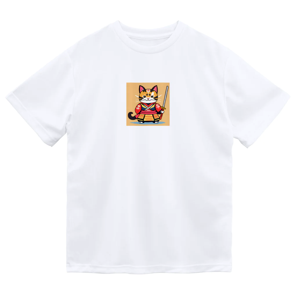 KATSUMINAの戦国武将猫 Dry T-Shirt