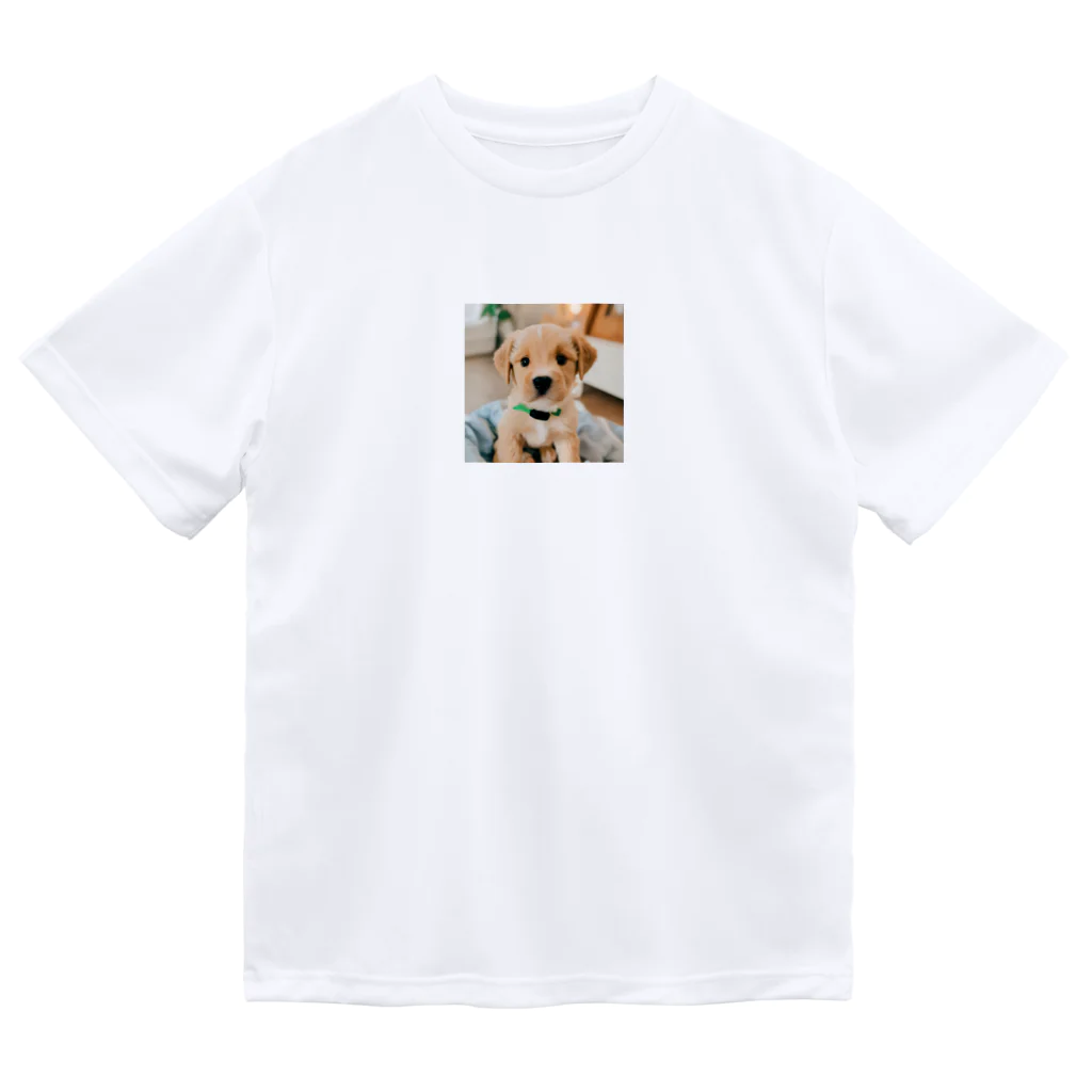 カズクリエイトの可愛い子犬のムギちゃん！ ドライTシャツ