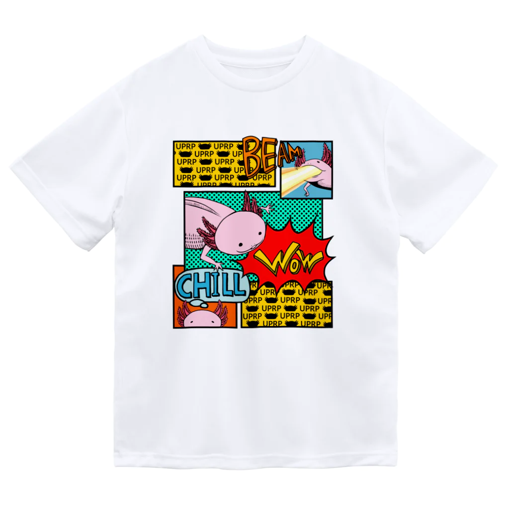 めいぷる工房メキシコサラマンダー支店のアメコミ風サラマンダー Dry T-Shirt