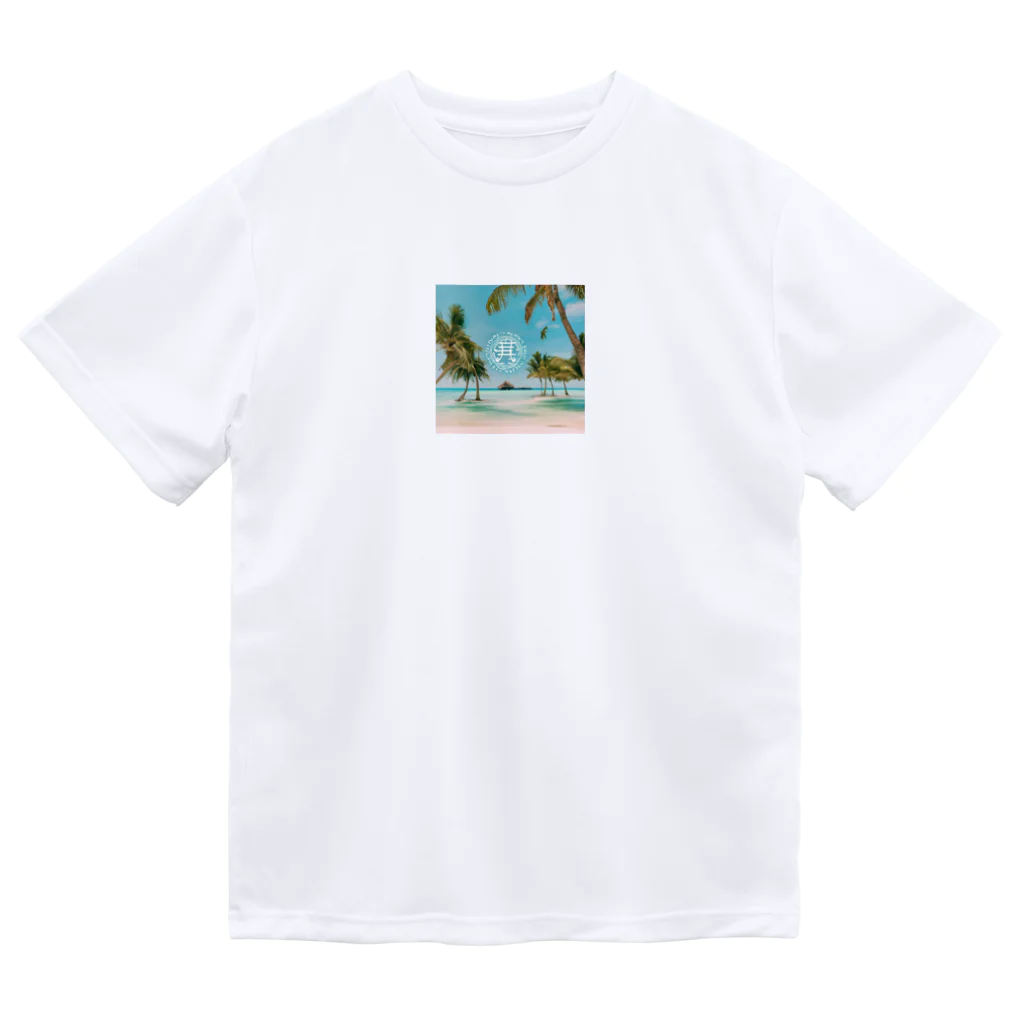 Totally-Fascinatingのモルディブターコイズブルー Dry T-Shirt