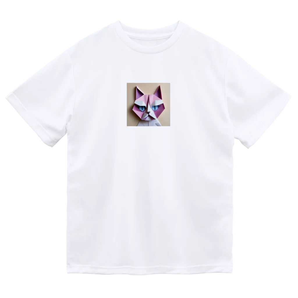 Kitabaの折り紙アニマル・ワシ猫ですねん！ Dry T-Shirt