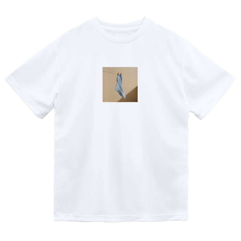 pick me n0wの水色のくつ下 ドライTシャツ