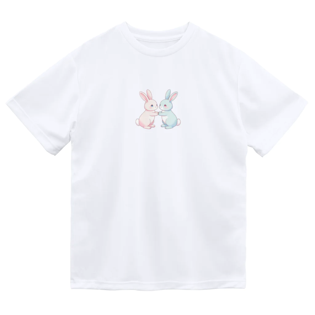 ゆるふわショップのゆるふわうさぎ ドライTシャツ