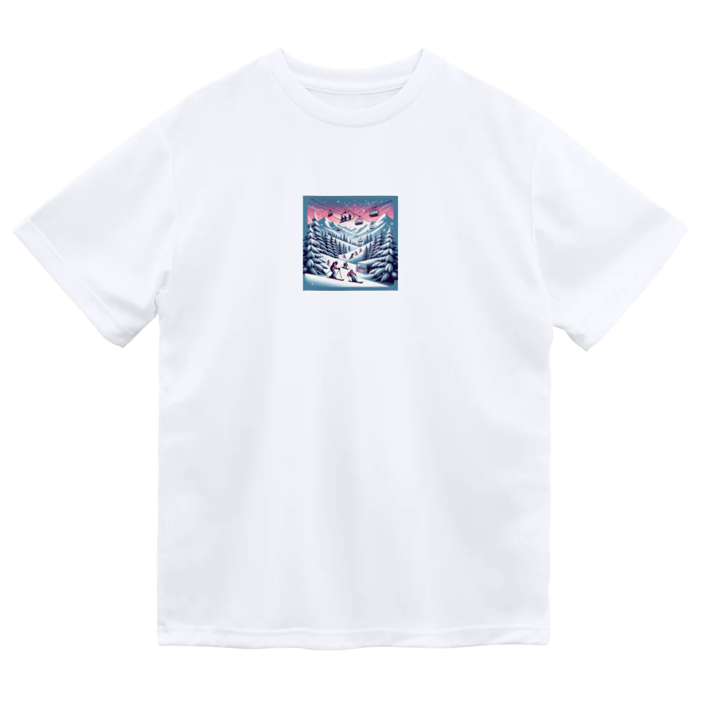 REN_1の雪の楽園 ドライTシャツ