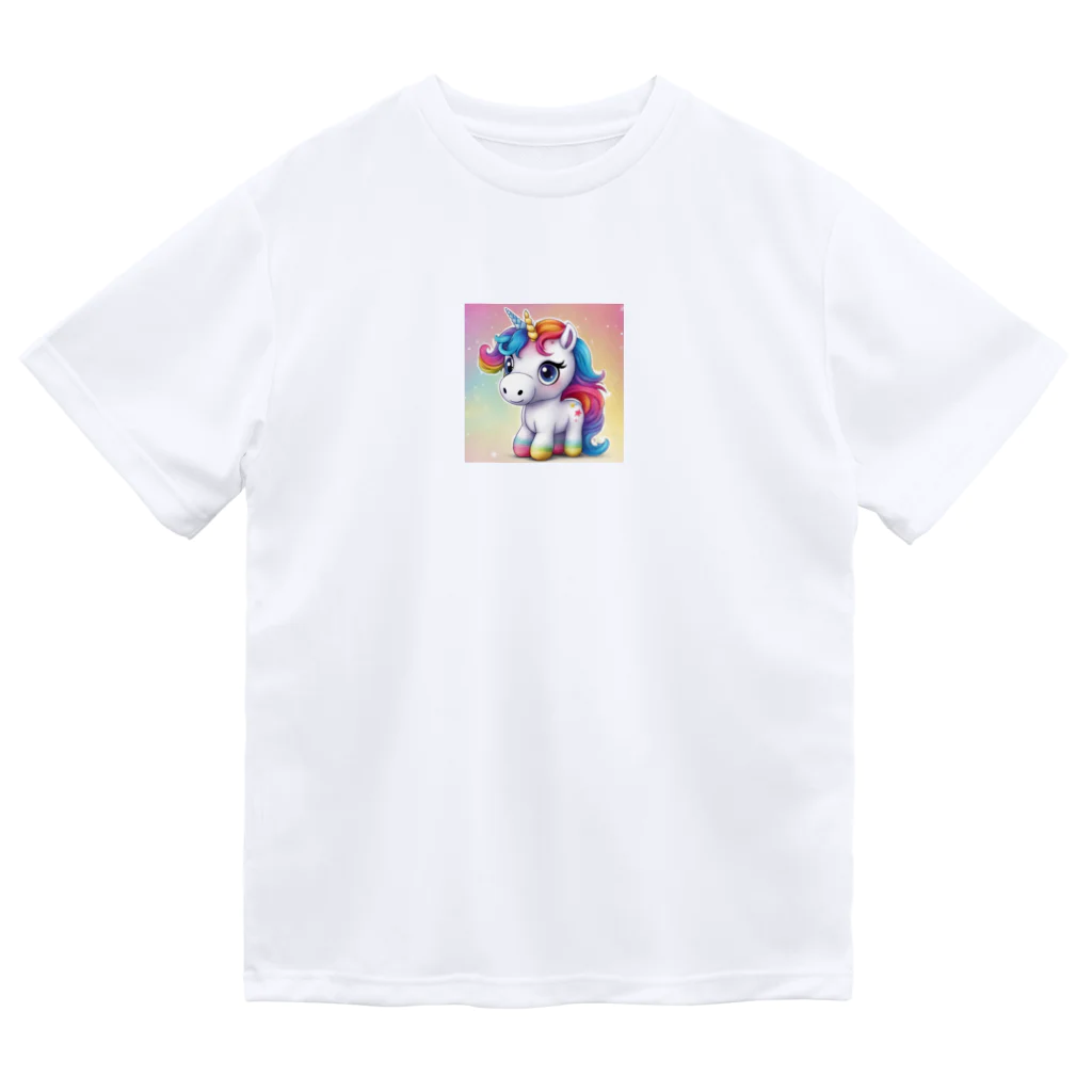 unicorn_dreamsのつぶらなユニちゃん ドライTシャツ