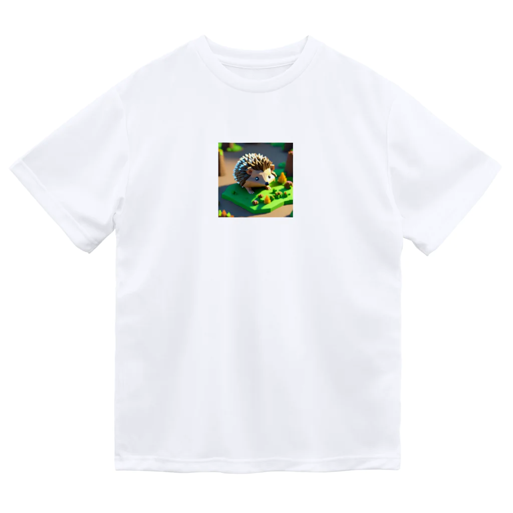 himatoroのマイクラ的なハリネズミ ドライTシャツ