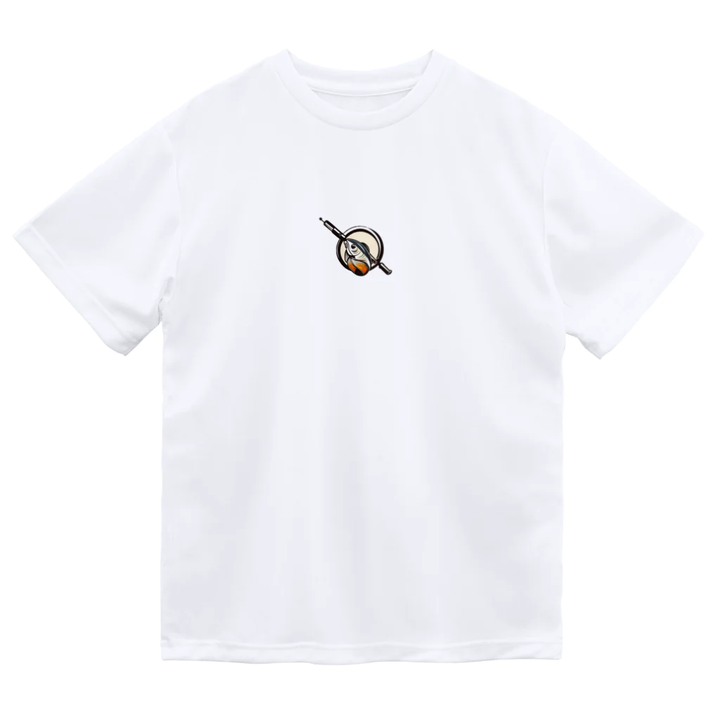 黒猫くんのラブフィッシング Dry T-Shirt