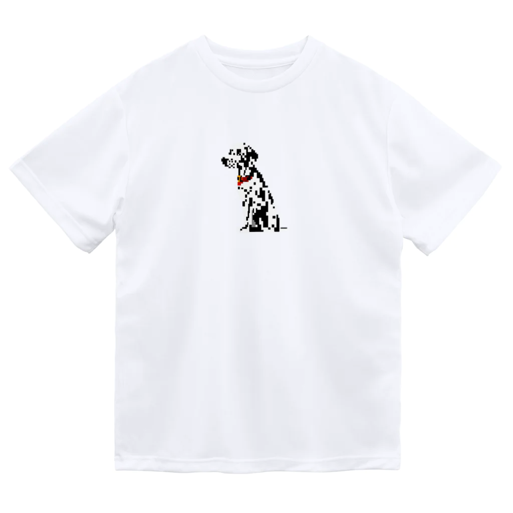 &AIのピクセルアートダルメシアン　2 ドライTシャツ