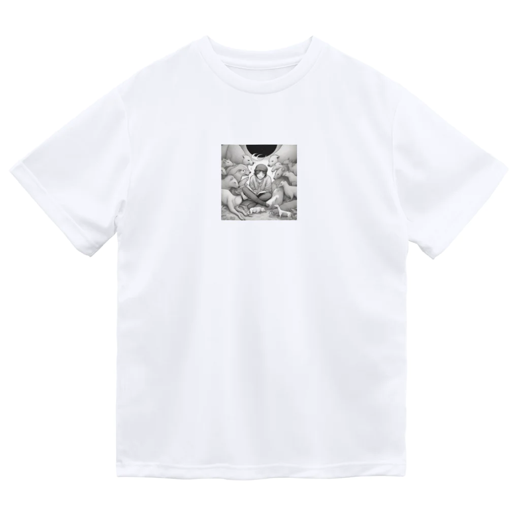 Stylishの動物愛好家 ドライTシャツ