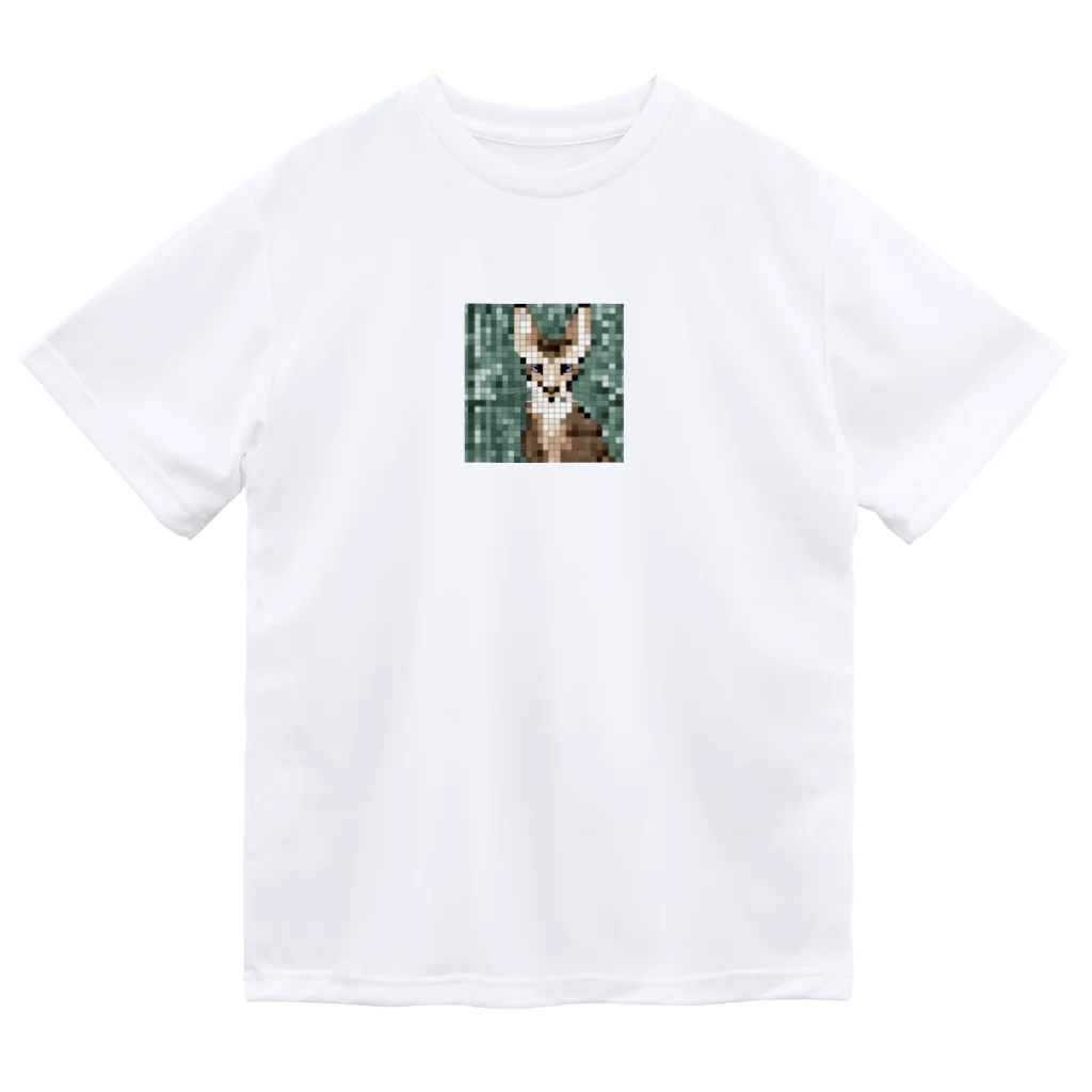 kindonesiaのドット絵のヒマラヤンキャット Dry T-Shirt