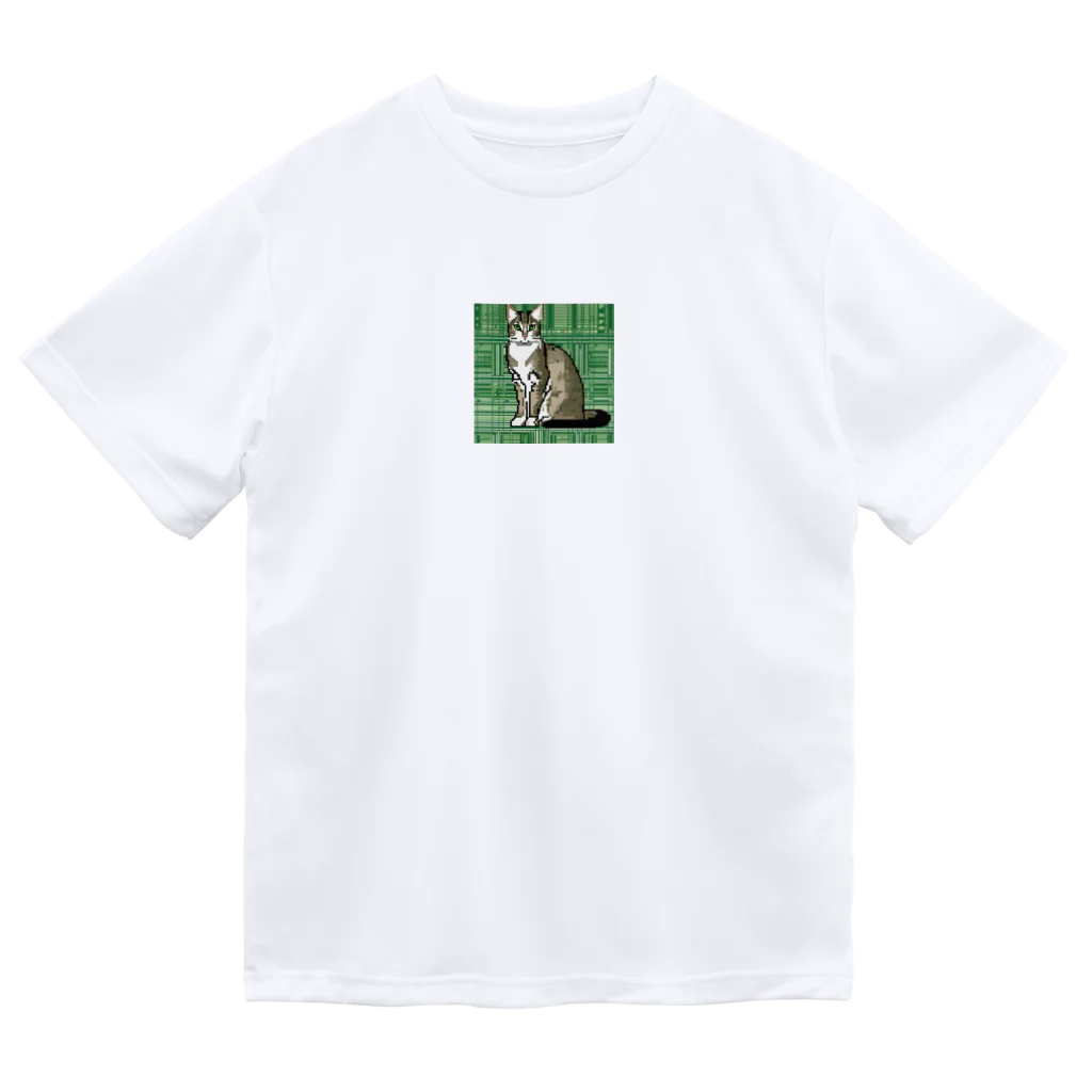 kindonesiaのドット絵のオリエンタルショートヘア Dry T-Shirt