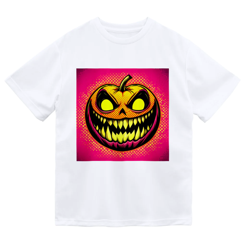 suncraft.Rのハッピーハロウィン！怖いかぼちゃのポップアート Dry T-Shirt