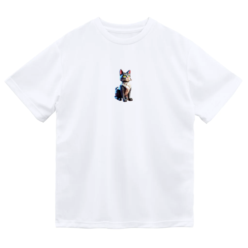 どどめの3D猫 Dry T-Shirt