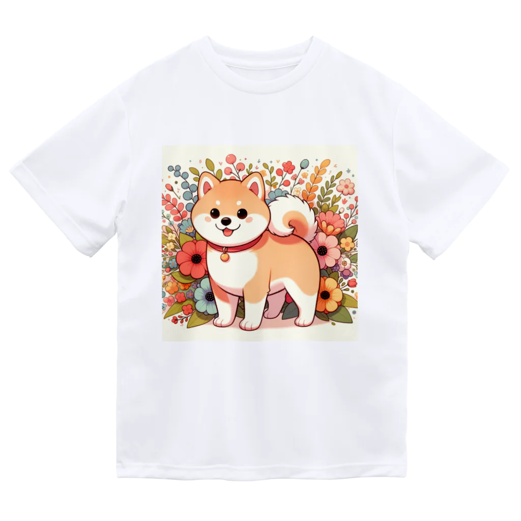 uyuyoshieの可愛い柴犬 Dry T-Shirt