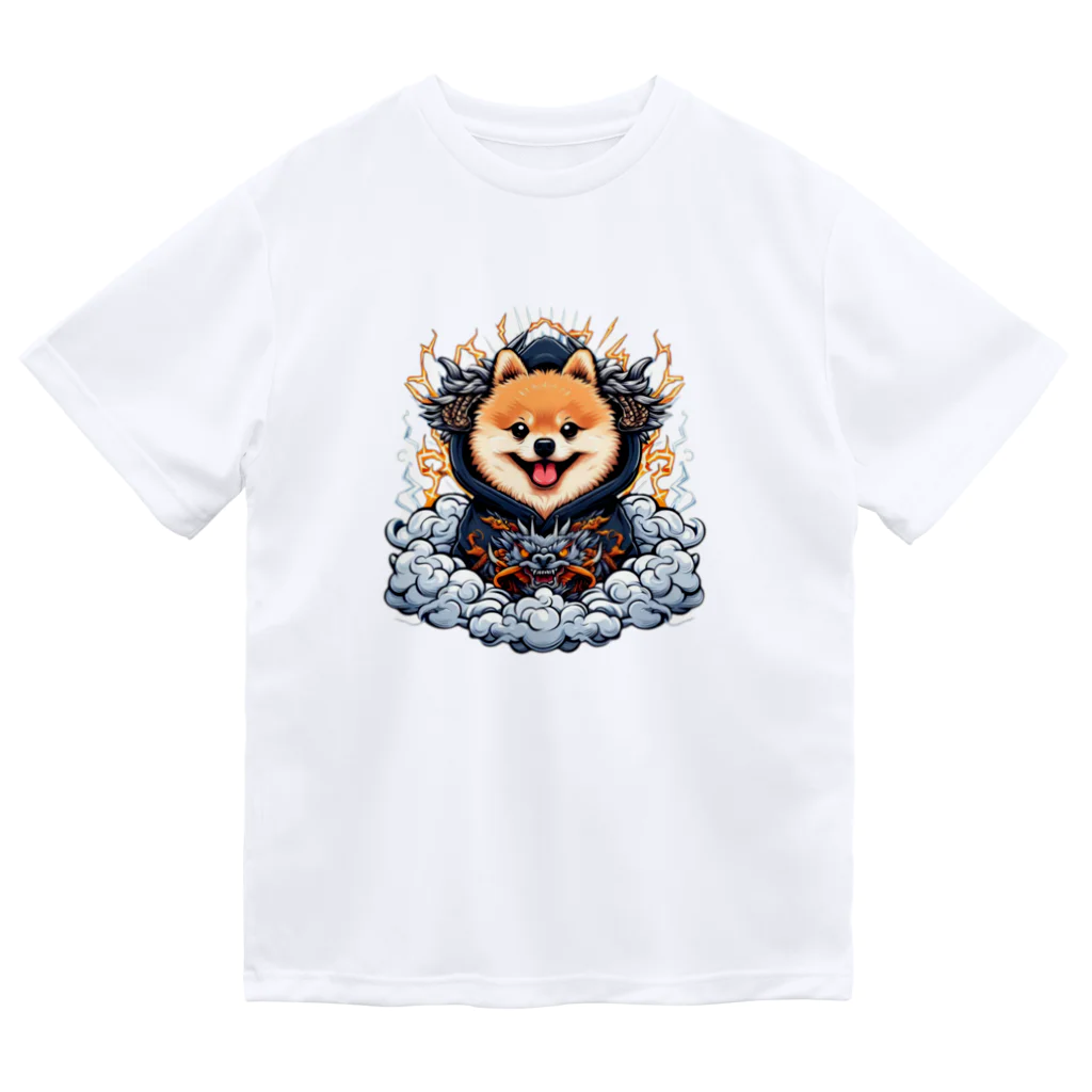 Pom-Dog'sのポメドラゴン Dry T-Shirt