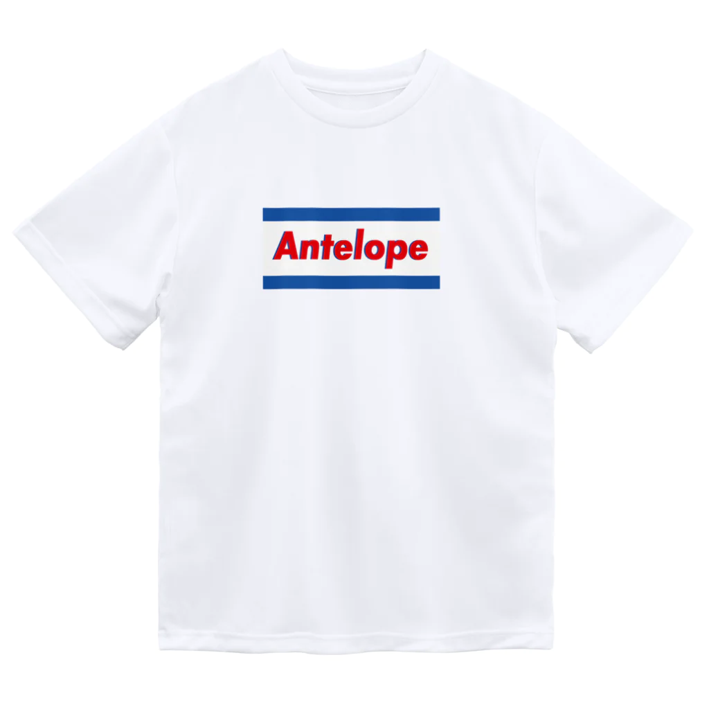 Antelope Sports Clubのブルーロゴ ドライTシャツ